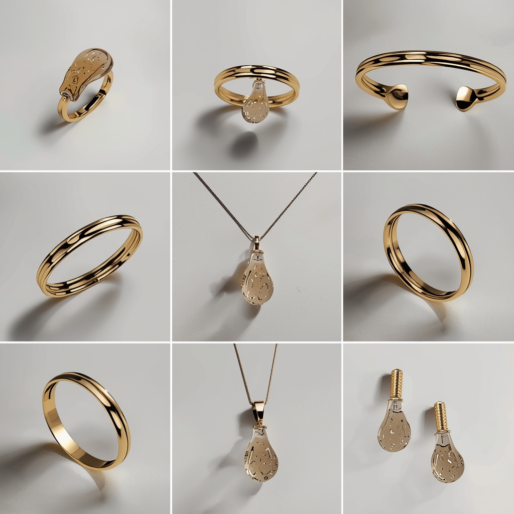 گوشواره طلای کتیور