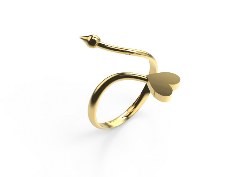 انگشتر طلای مینیمال
زنانه مدل 83764 - 2
