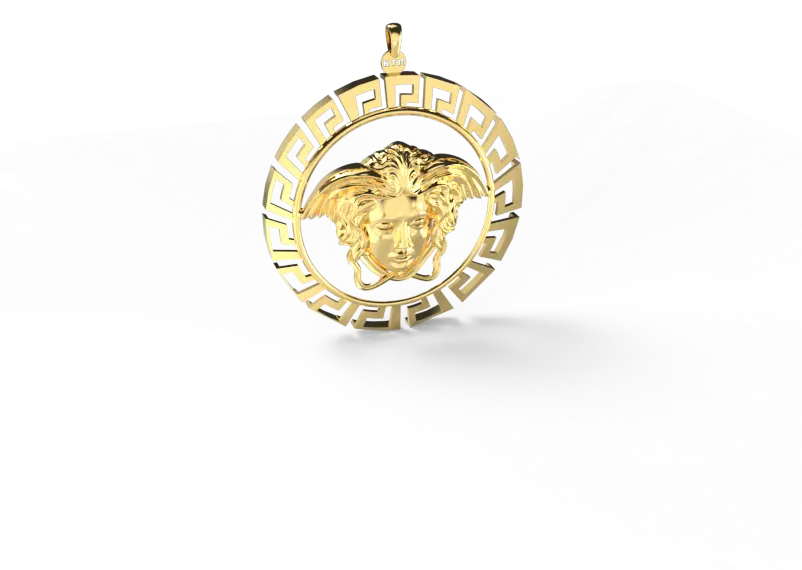 مدال طلای زنانه لوکس مدل 96215