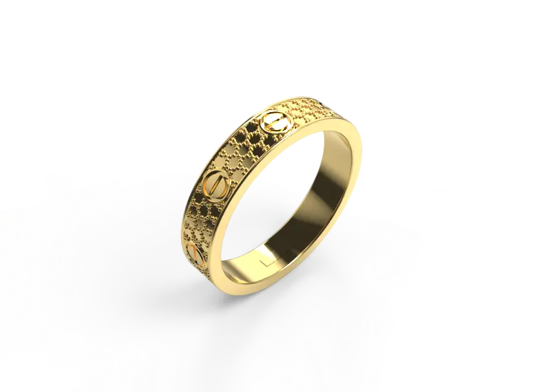 انگشتر طلای مینیمال
زنانه مدل 83771 - 2