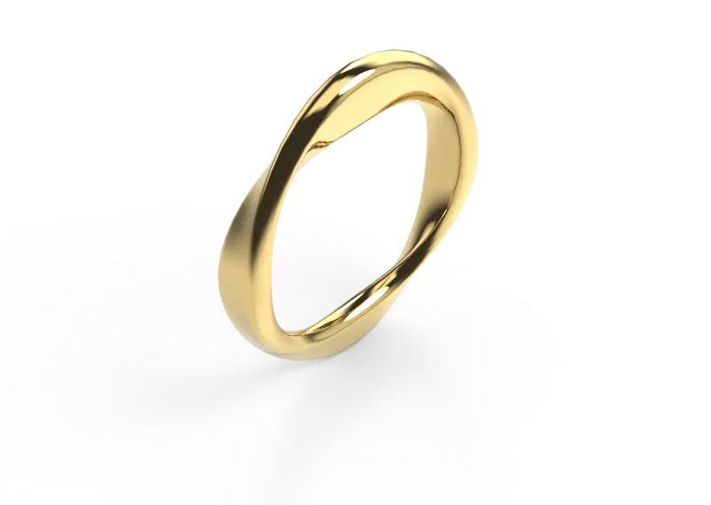 انگشتر طلای مینیمال
زنانه مدل 83776 - 2