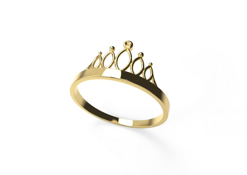 انگشتر طلای مینیمال
زنانه مدل 83766 - 2
