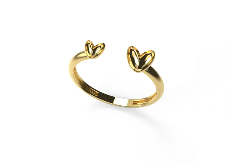 انگشتر طلای مینیمال
زنانه مدل 83751 - 2